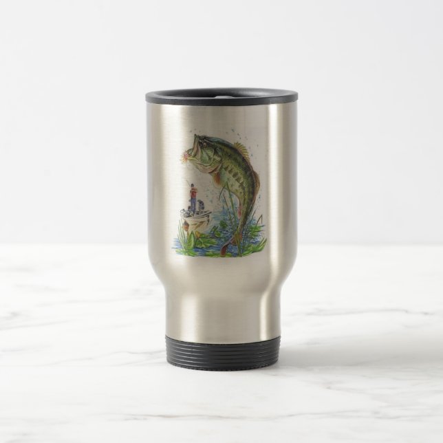Taza De Viaje atracción de pesca (Centro)