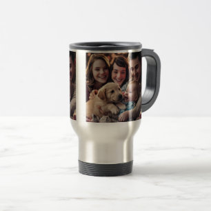 Taza De Viaje Atractivo café de Cachorro de Oro de Recién Nacido
