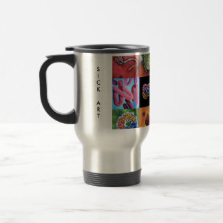 Taza De Viaje ¡Atractivo Virus de Acero Inoxidable de 15 onzas!