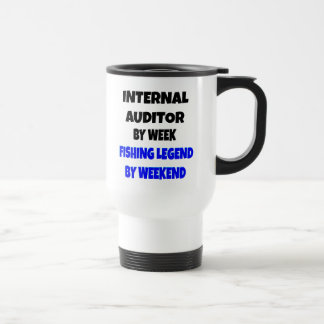 Taza De Viaje Auditor interno Chiste de leyenda de pesca