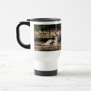 Taza De Viaje Aussie Style Christmas Kangaroos