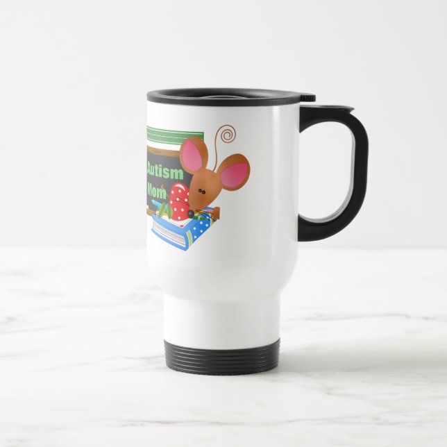 Taza De Viaje Autism Mom Traveller / Commute Ringer Mug (Derecha)