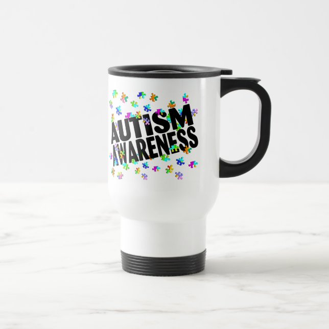 Taza De Viaje Autismo Awarness (Derecha)