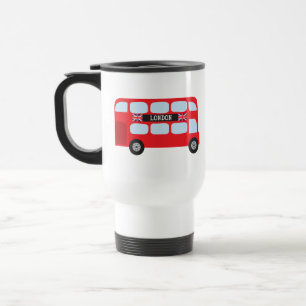 Taza De Viaje Autobús de dos plantas de Londres