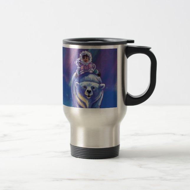Taza De Viaje Autobús de oso polar (Derecha)