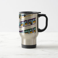 Autobuses de Metro Travel Mug