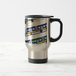 Taza De Viaje Autobuses de Metro Travel Mug
