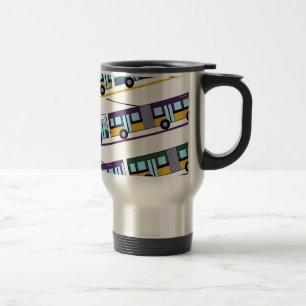 Taza De Viaje Autobuses de Metro Travel Mug
