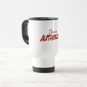 Taza De Viaje AUTORIDAD Divina – Poder Elegante para Mujeres 