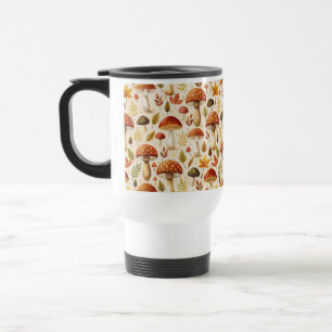 Taza De Viaje Autumn Mushrooms