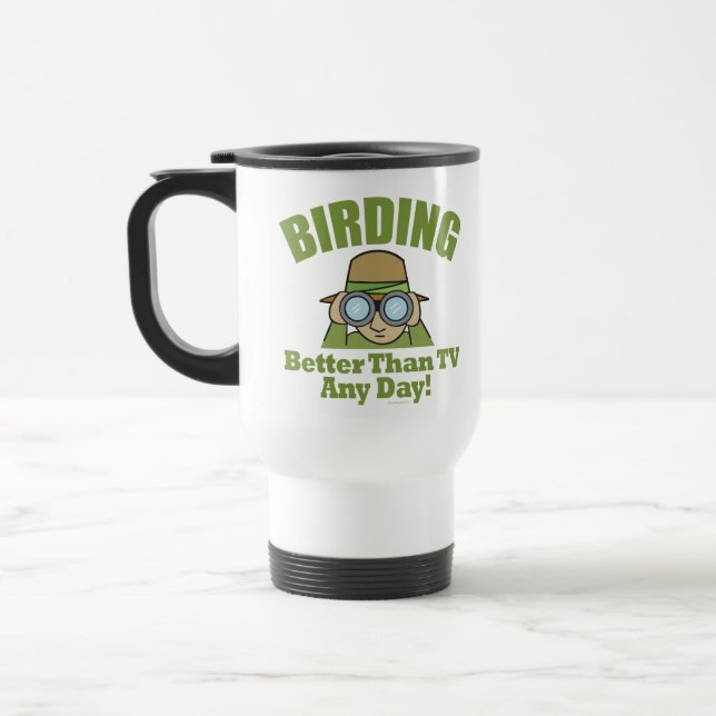 Taza De Viaje Aves (Izquierda)