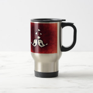 Taza De Viaje Aves amorosas