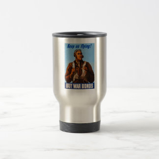 Taza De Viaje Aviadores afroamericanos pilotos de combate de la 