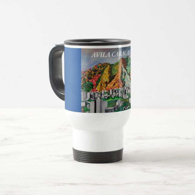 TAZA DE VIAJE AVILA MELANGE CARACAS CITY (Anverso izquierdo)