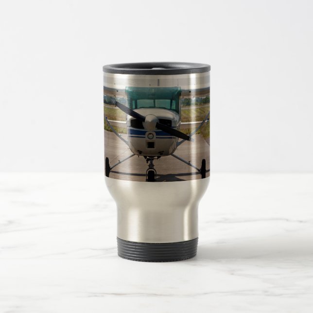 Taza De Viaje Avión ligero Cessna (Centro)