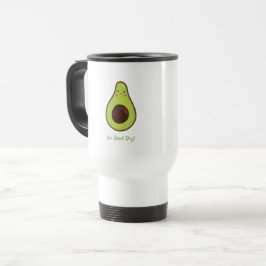 Taza De Viaje Avo Good Day Happy Aguacate