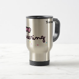 Taza De Viaje Awe y Wandering tazón de viaje personalizable