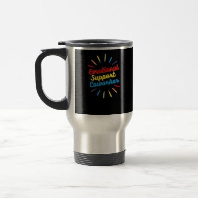 Taza De Viaje Ayuda Emocional Regalos De Empleador De Trabajo Pa (Izquierda)