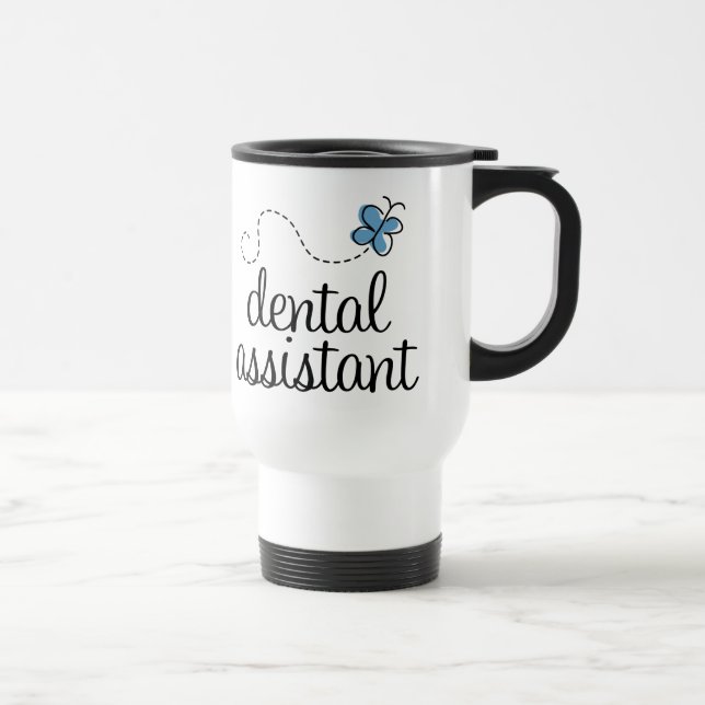 Taza De Viaje Ayudante de dentista lindo (Derecha)