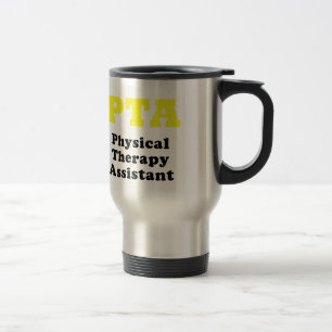 Taza De Viaje Ayudante de la terapia física de la Pta