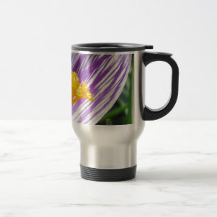 Taza De Viaje Azafrán de primavera violeta