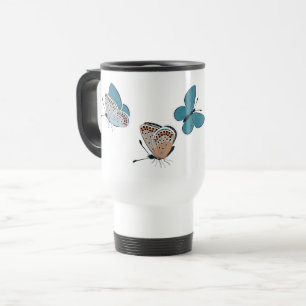 Taza De Viaje Azul común