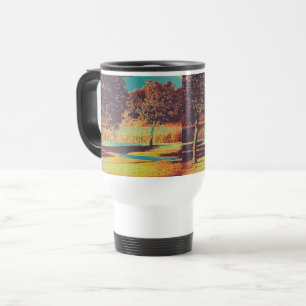 Taza De Viaje Azul de oro