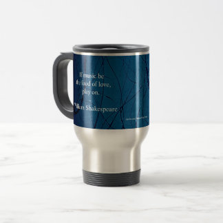 Taza de viaje azul regalo para profesor de teatro 