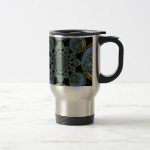 Taza De Viaje Azul vintage