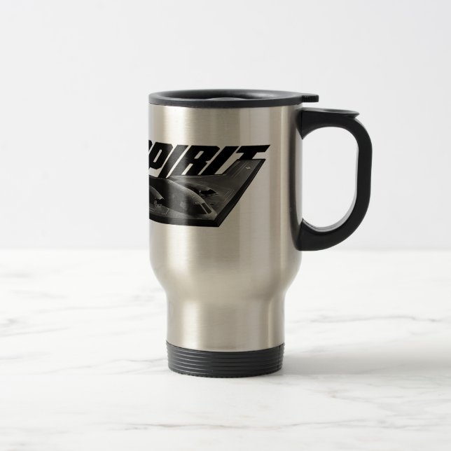 Taza De Viaje B-2 Spirit 15 oz Travel/Commuter Mug (Derecha)