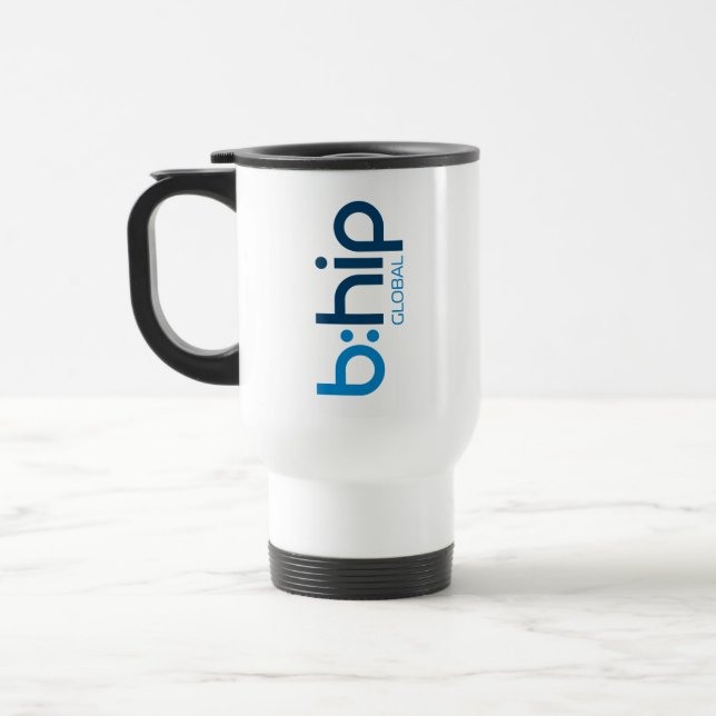 Taza De Viaje b:hip travel mug - white (Izquierda)