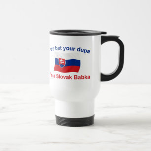 Taza De Viaje Babka-Apuesta eslovaca su Dupa