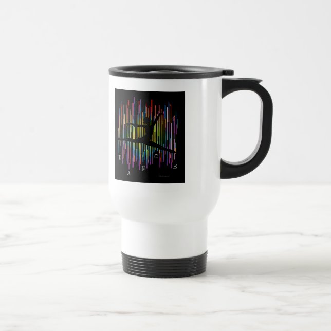 Taza De Viaje Bailador de línea (v1) (Derecha)