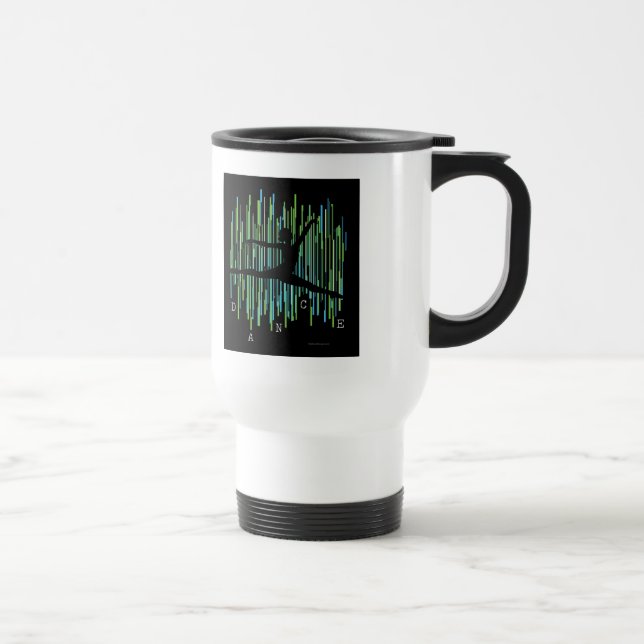 Taza De Viaje Bailador de línea (v2) (Derecha)