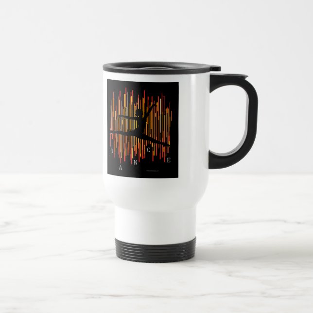 Taza De Viaje Bailador de línea (v3) (Derecha)
