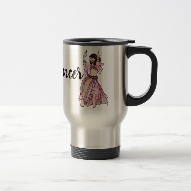 Taza De Viaje Bailarina de vientre Habibi  (Derecha)