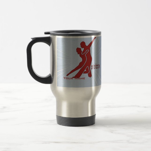 Taza De Viaje Bailarines de Starburst - rojo brillante (Izquierda)