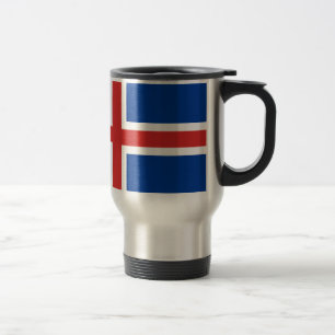 Taza De Viaje ¡Bajo costo! Bandera de Islandia