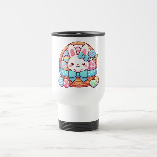 Taza De Viaje Bakset de conejo de Pascua (Centro)