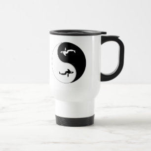 Taza De Viaje Ballena de Yin Yang