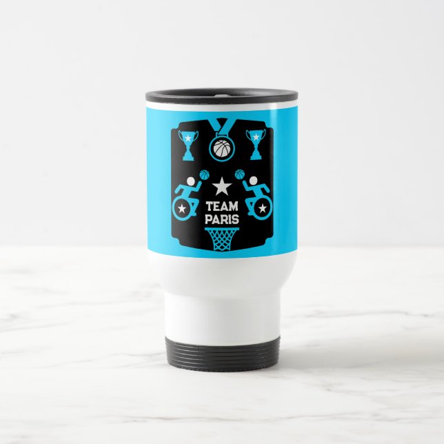 Taza De Viaje Baloncesto adaptable para discapacitados (Centro)