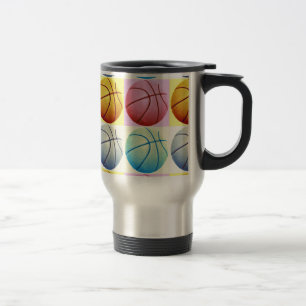 Taza De Viaje Baloncesto de arte pop