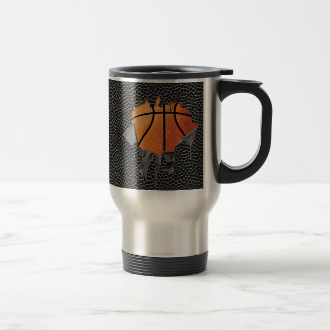 Taza De Viaje Baloncesto desgarrado (Derecha)