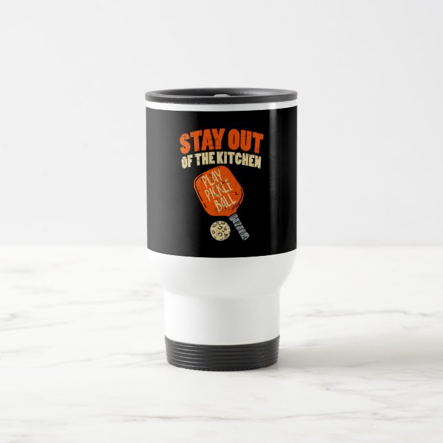Taza De Viaje Baloncesto - Mantente Fuera De La Cocina (Centro)