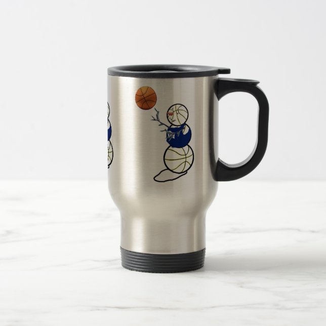 Taza De Viaje Baloncesto Snowman (Derecha)