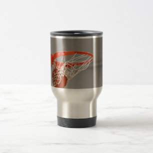 Taza De Viaje Baloncesto Swishing a través de la red