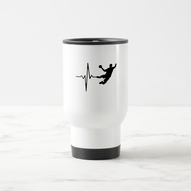 Taza De Viaje Balonmano - Famoso jugador de balonmano (Centro)