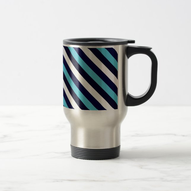 Taza De Viaje Banda azul (Derecha)