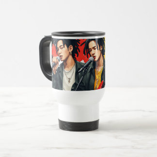 Taza De Viaje Banda de Reggae Asiático K-Pop Dreadlocks Rasta