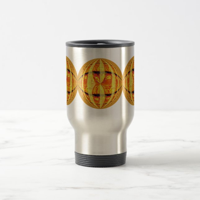 Taza De Viaje Banda de viajes Orb Gold Round (Centro)